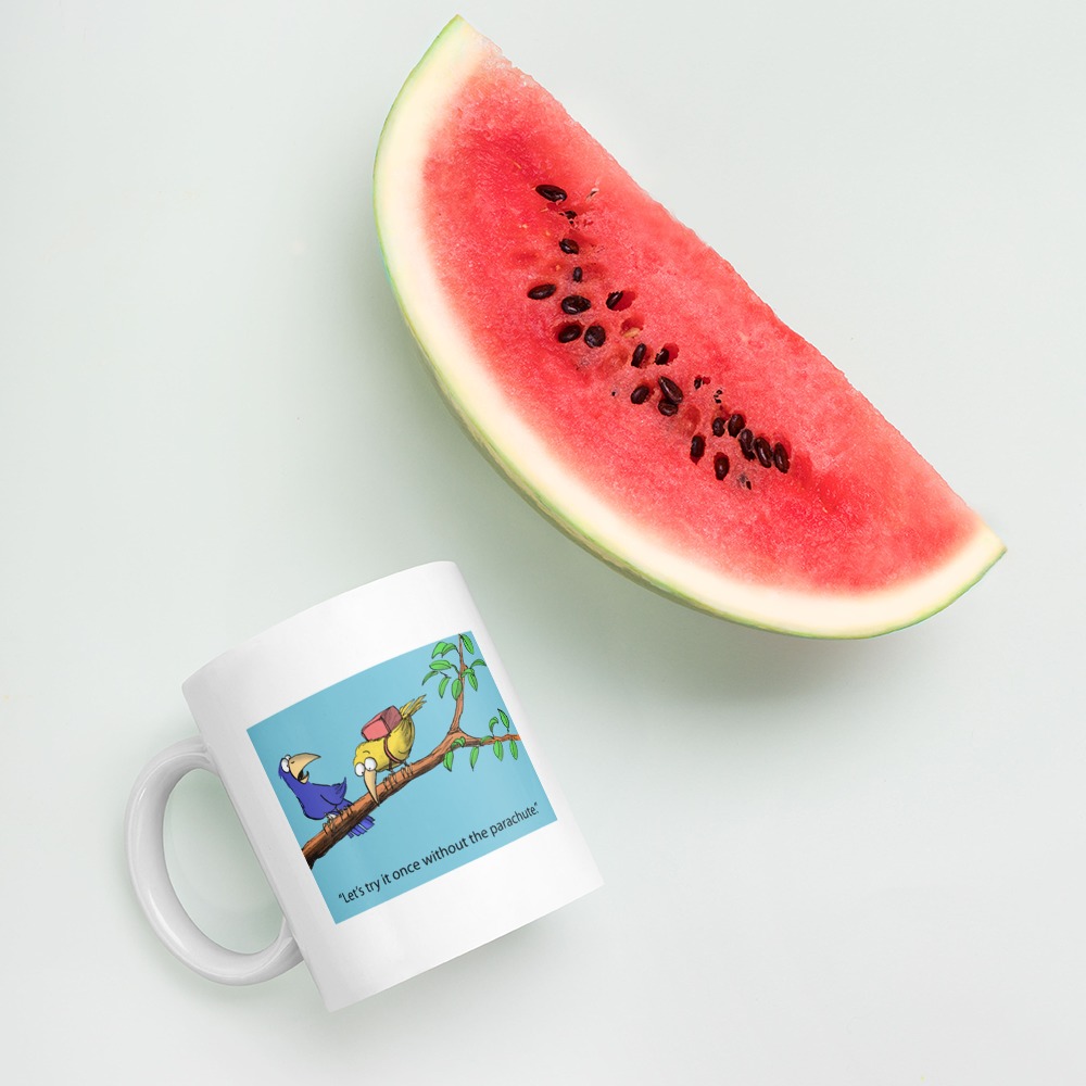 White Glossy Mug