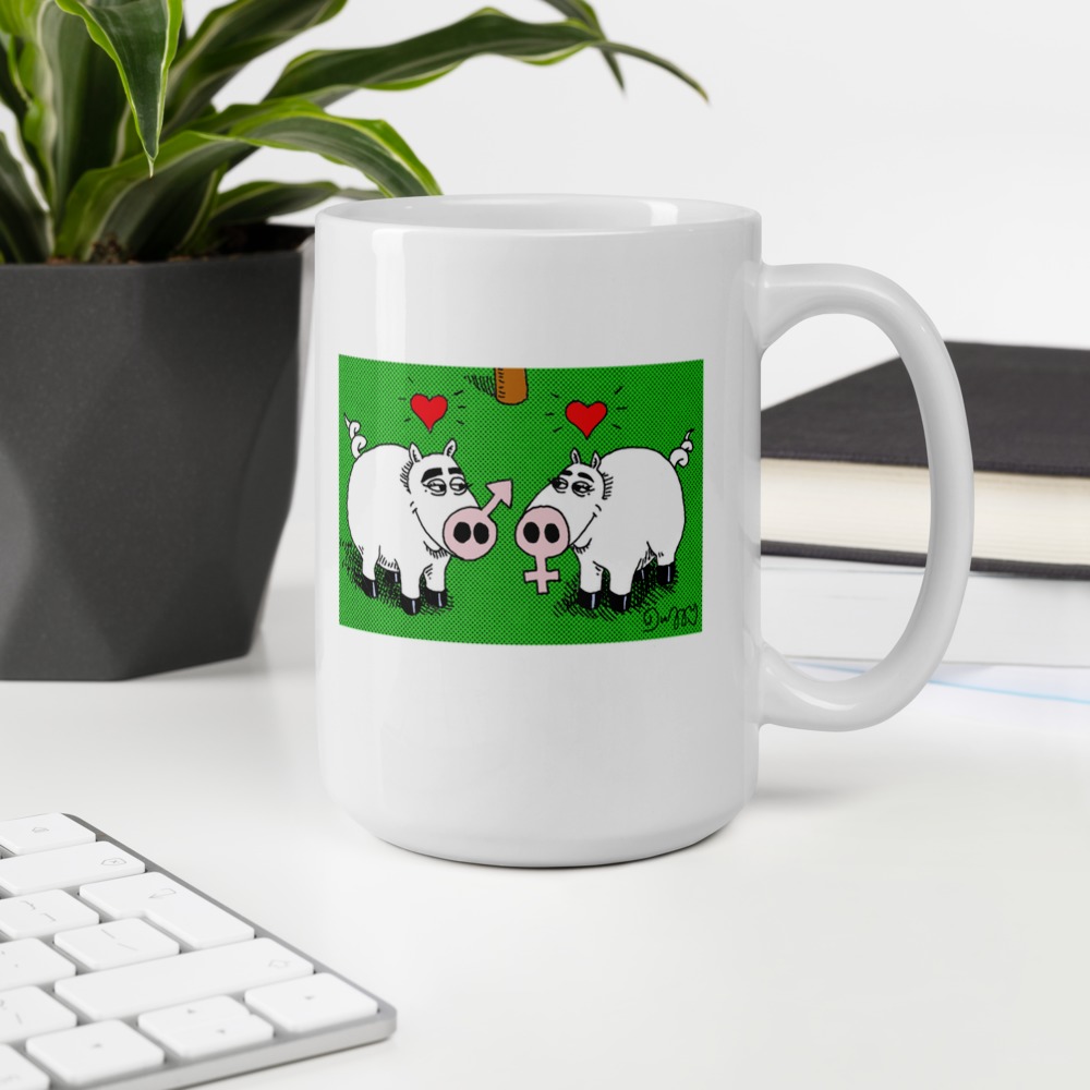 White Glossy Mug