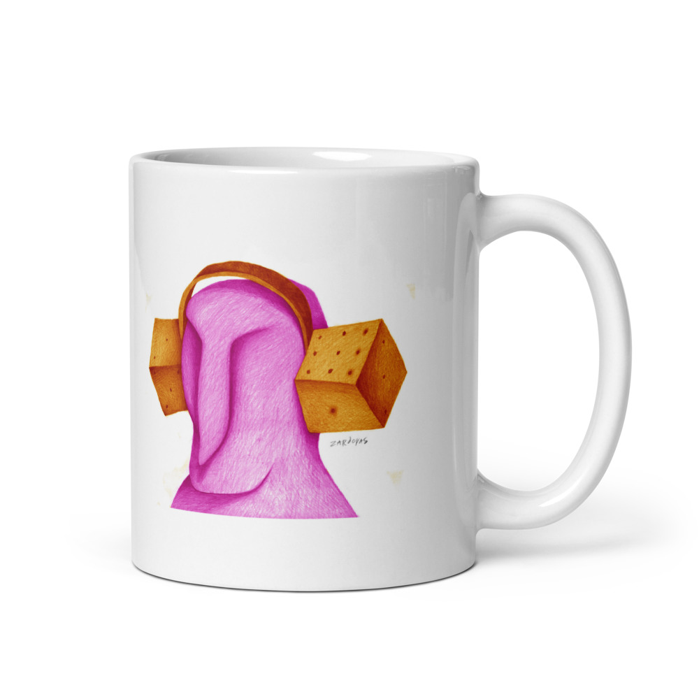 White Glossy Mug