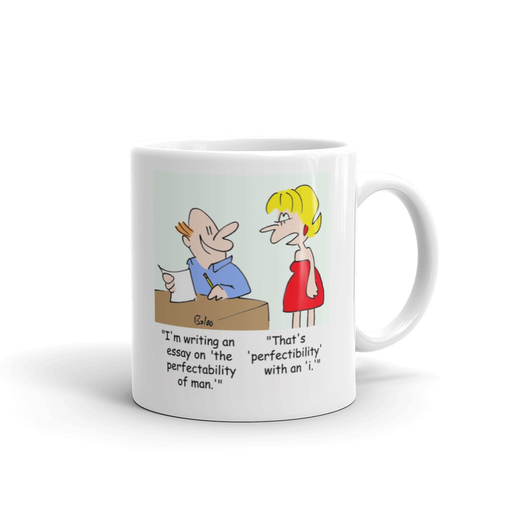 White Glossy Mug