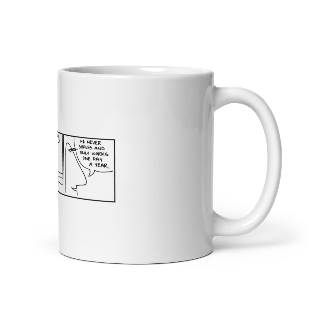 White Glossy Mug