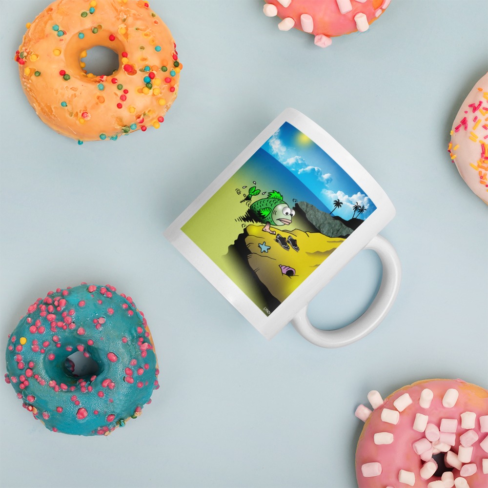 White Glossy Mug