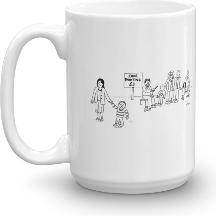 White Glossy Mug