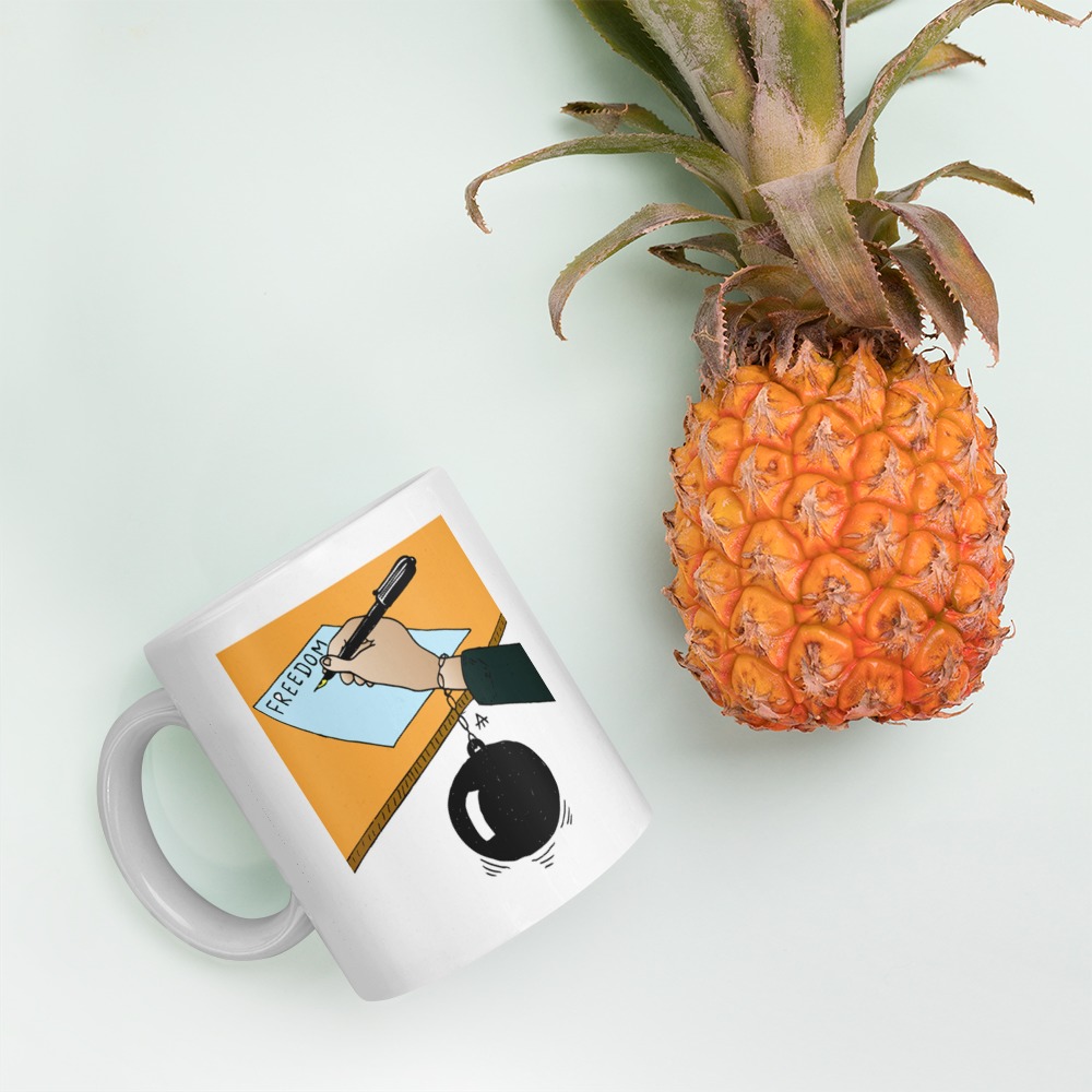 White Glossy Mug