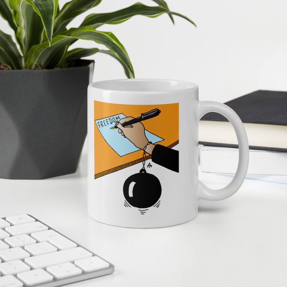 White Glossy Mug