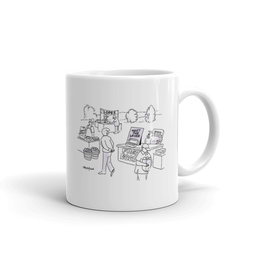 White Glossy Mug