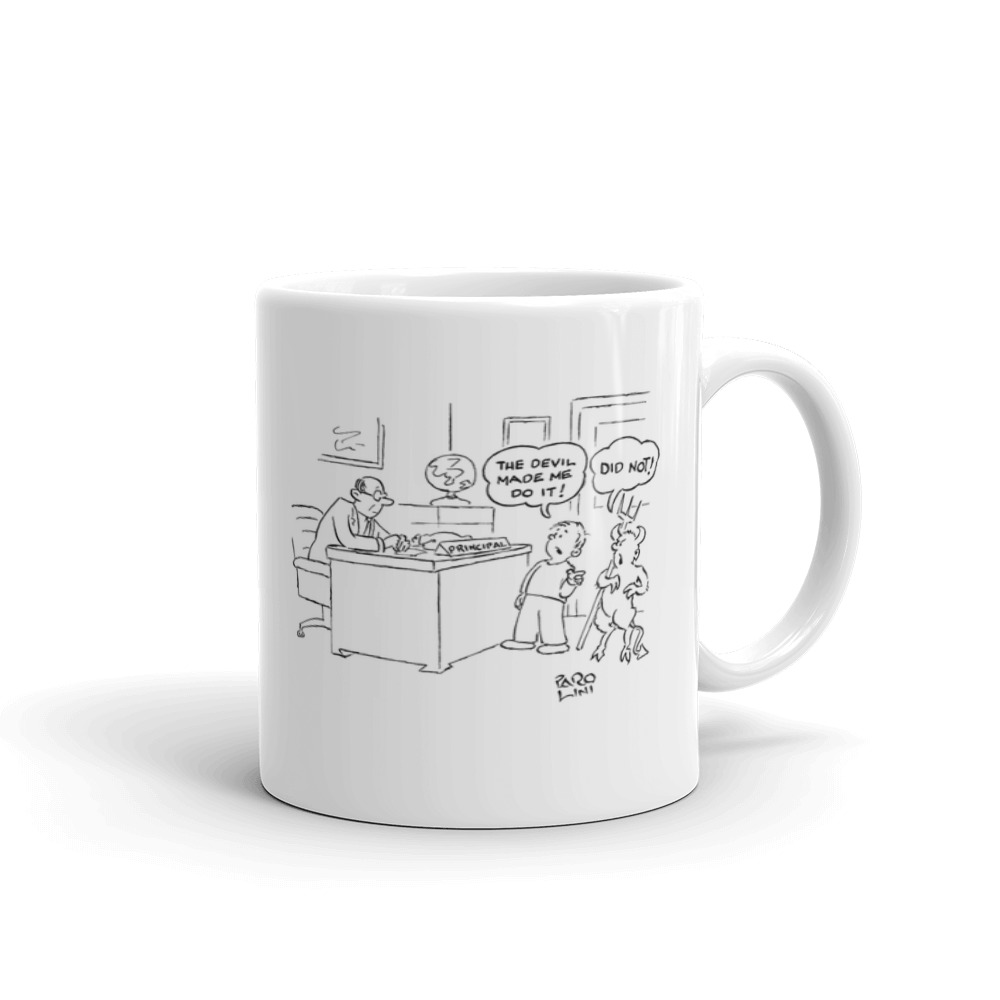 White Glossy Mug