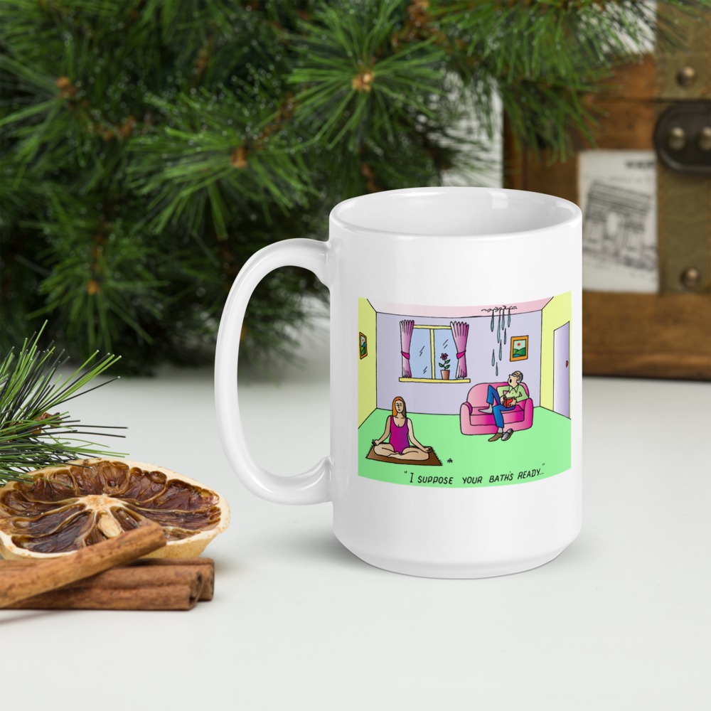 White Glossy Mug