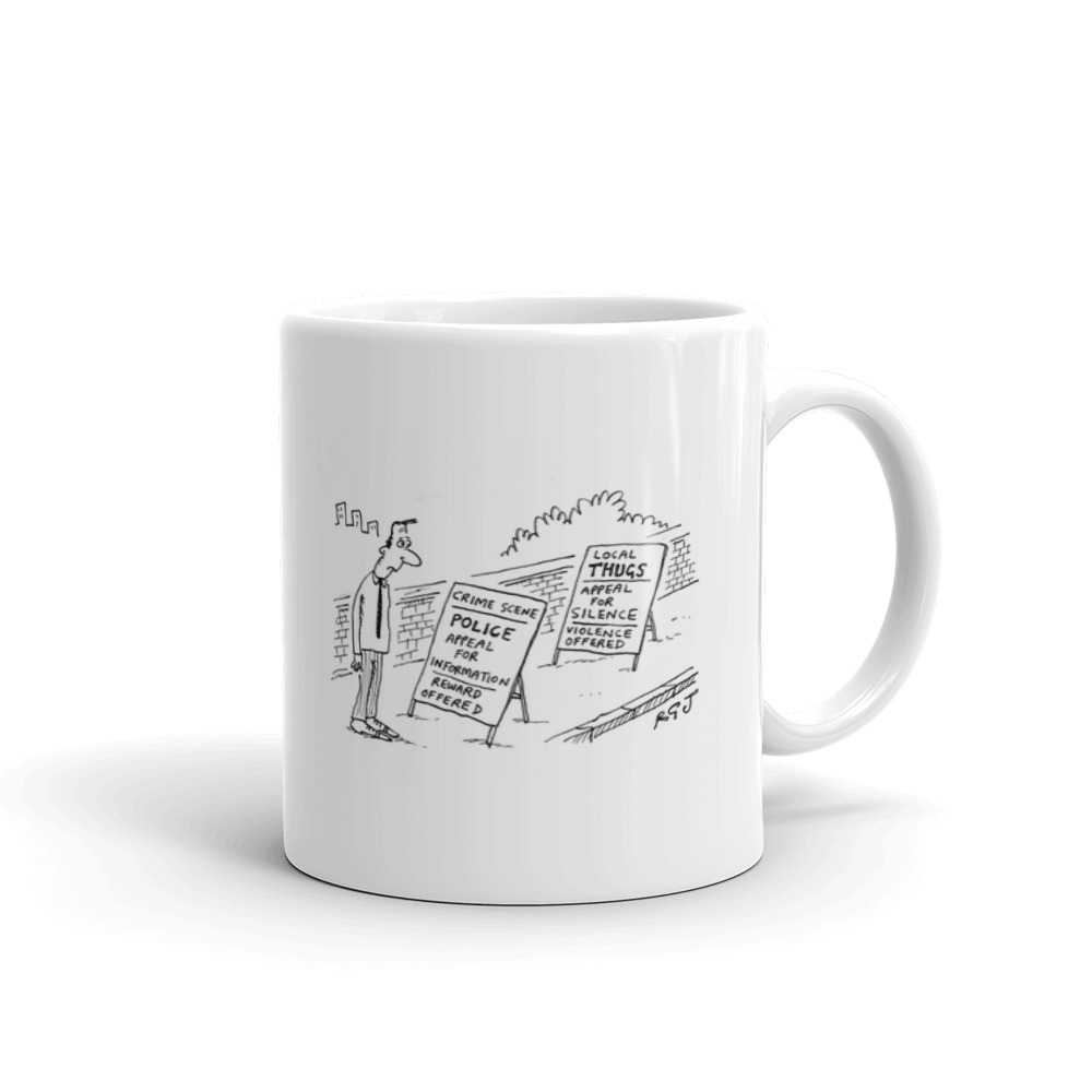 White Glossy Mug