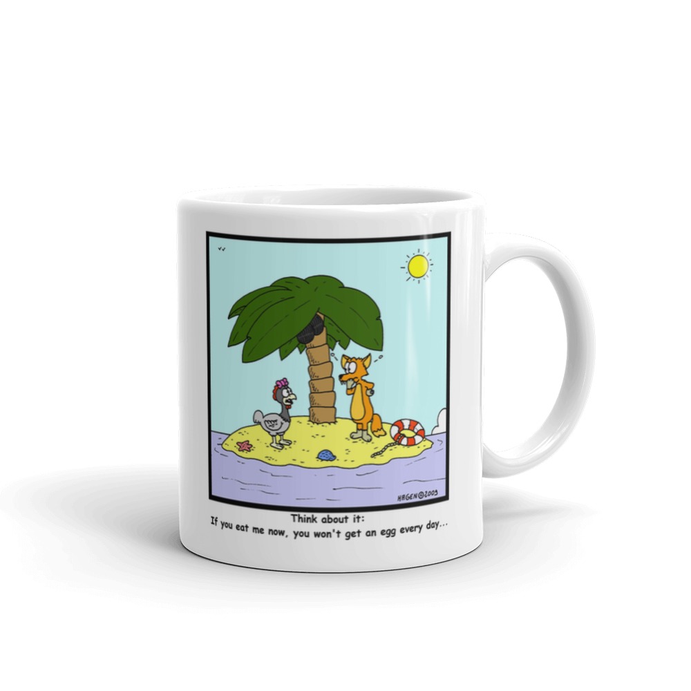 White Glossy Mug