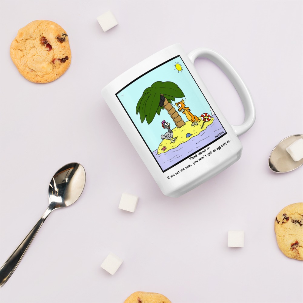 White Glossy Mug