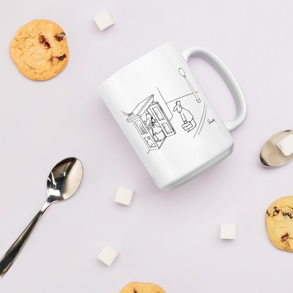White Glossy Mug