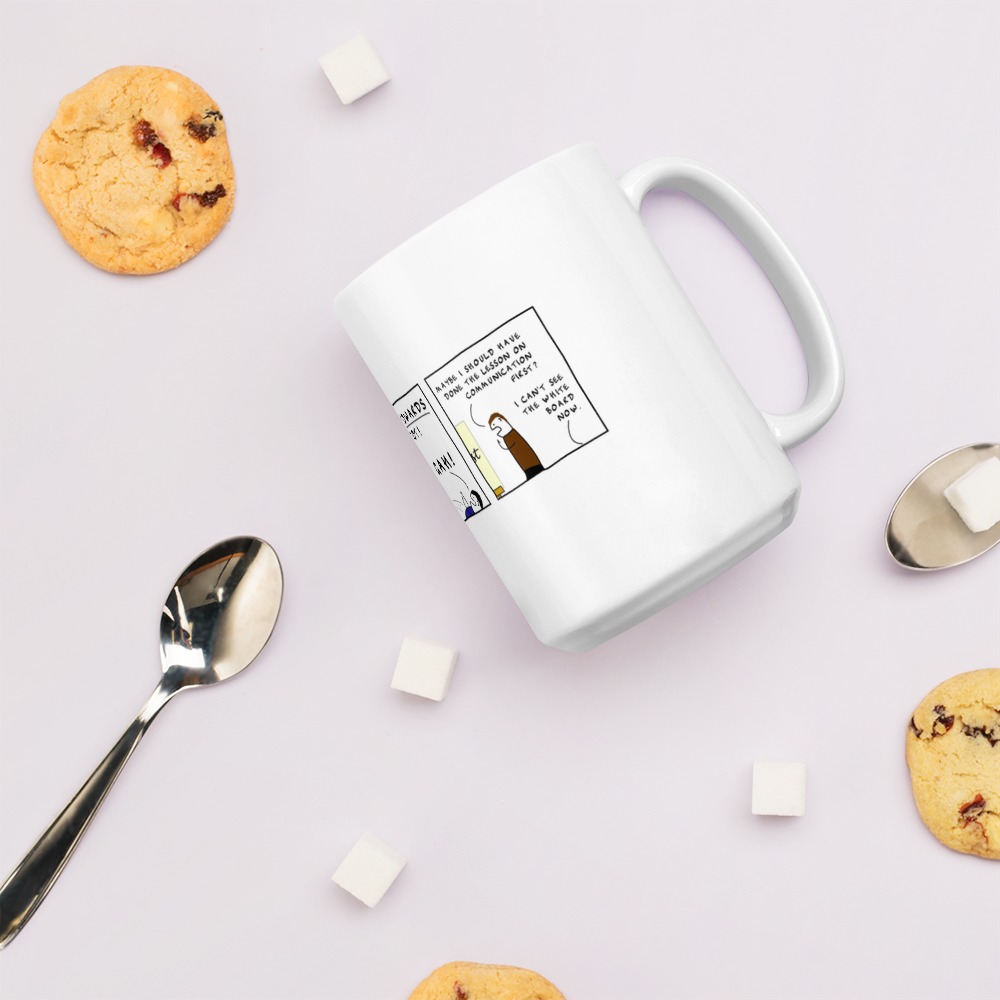 White Glossy Mug
