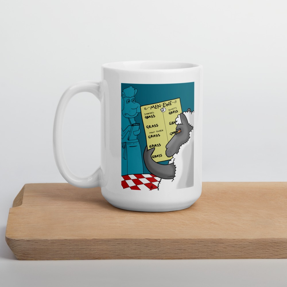 White Glossy Mug