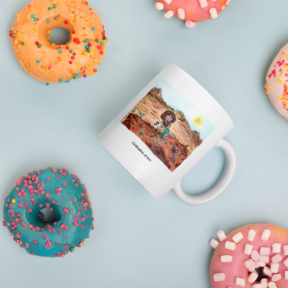 White Glossy Mug