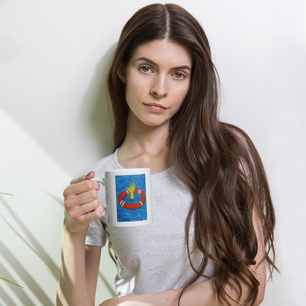 White Glossy Mug