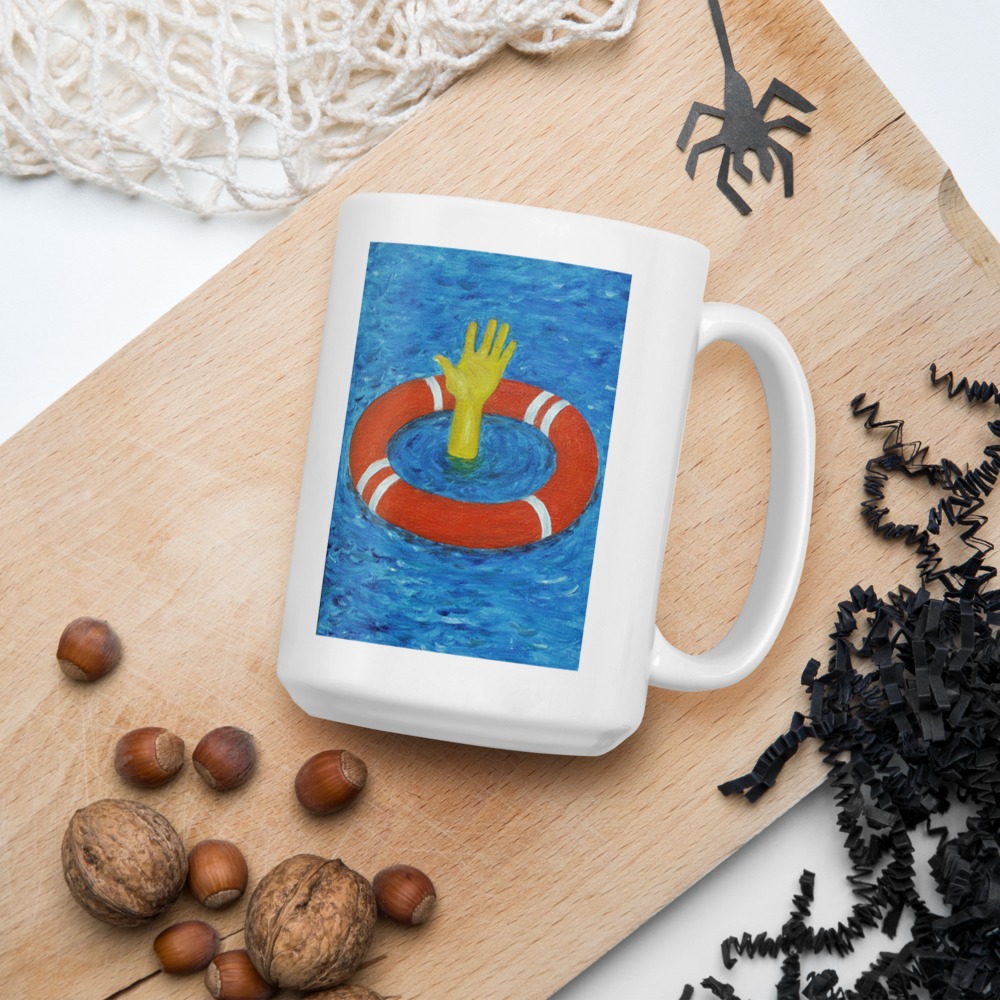 White Glossy Mug