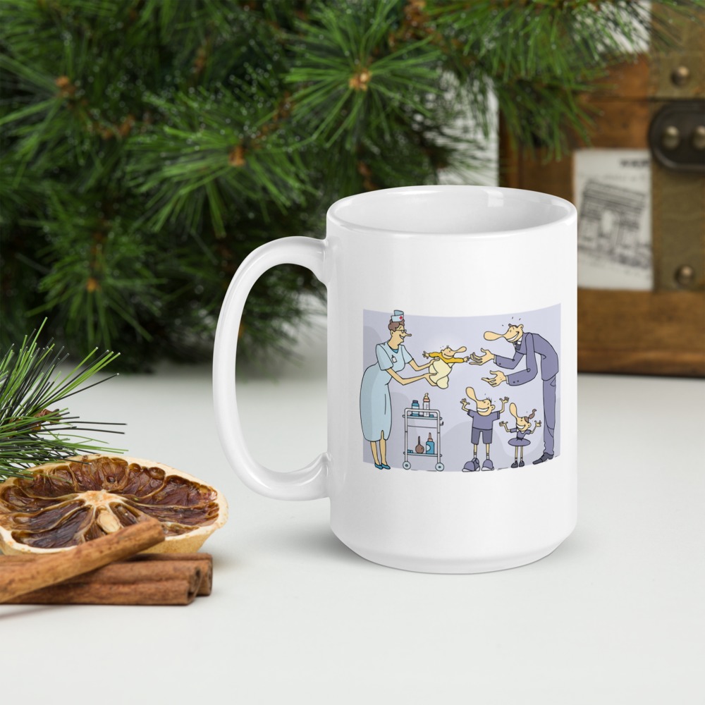 White Glossy Mug
