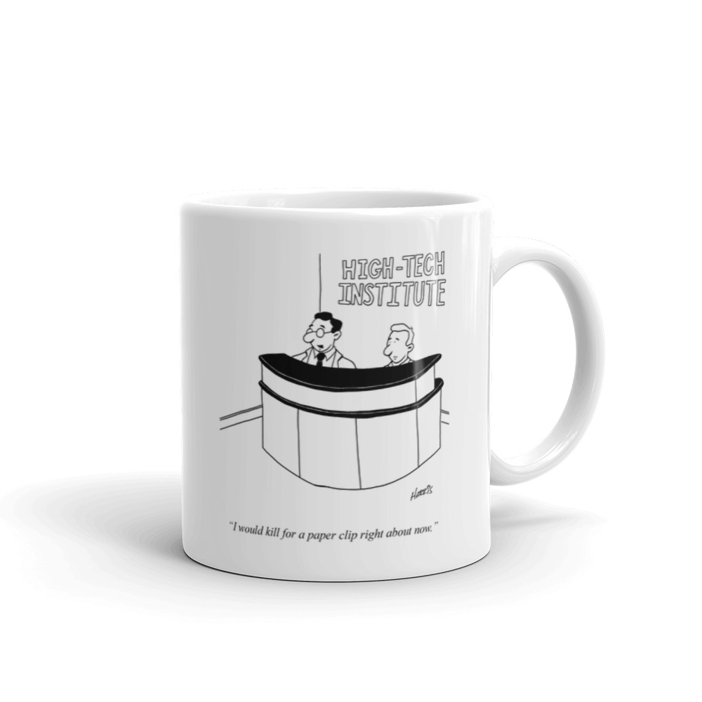 White Glossy Mug