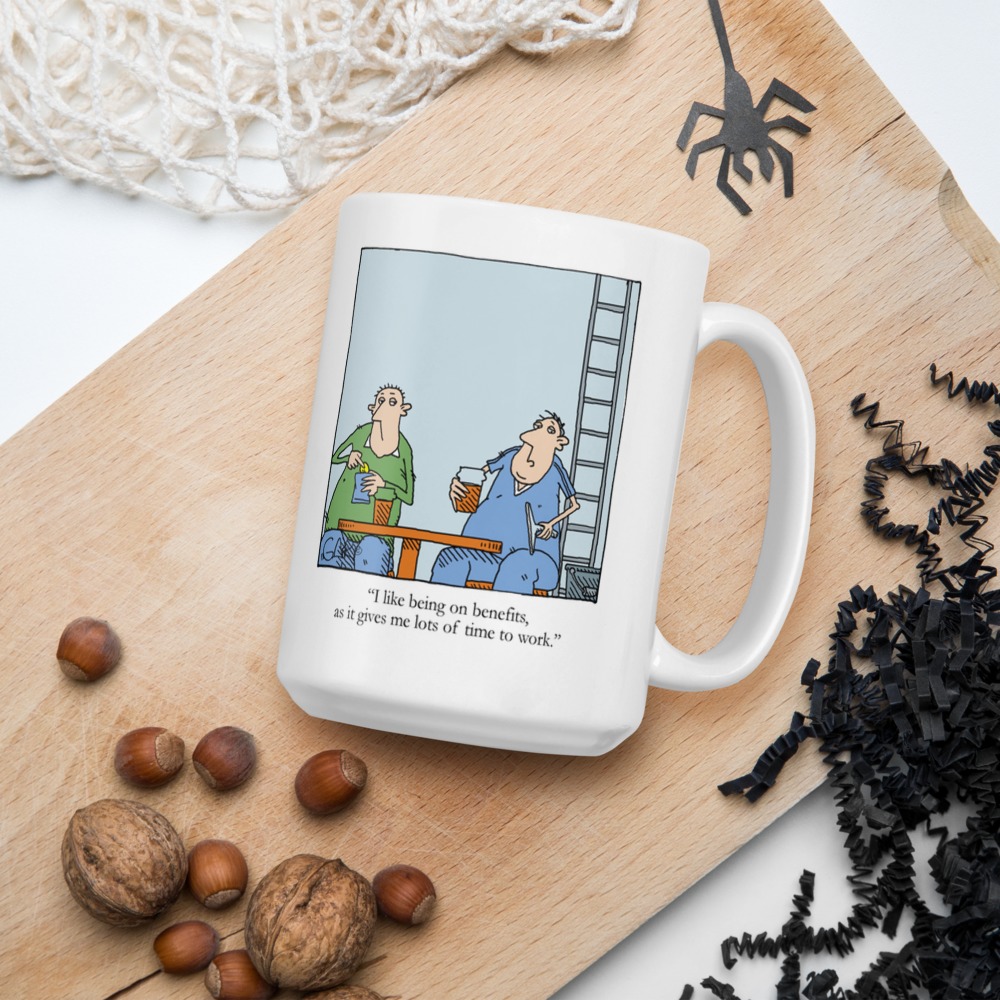 White Glossy Mug