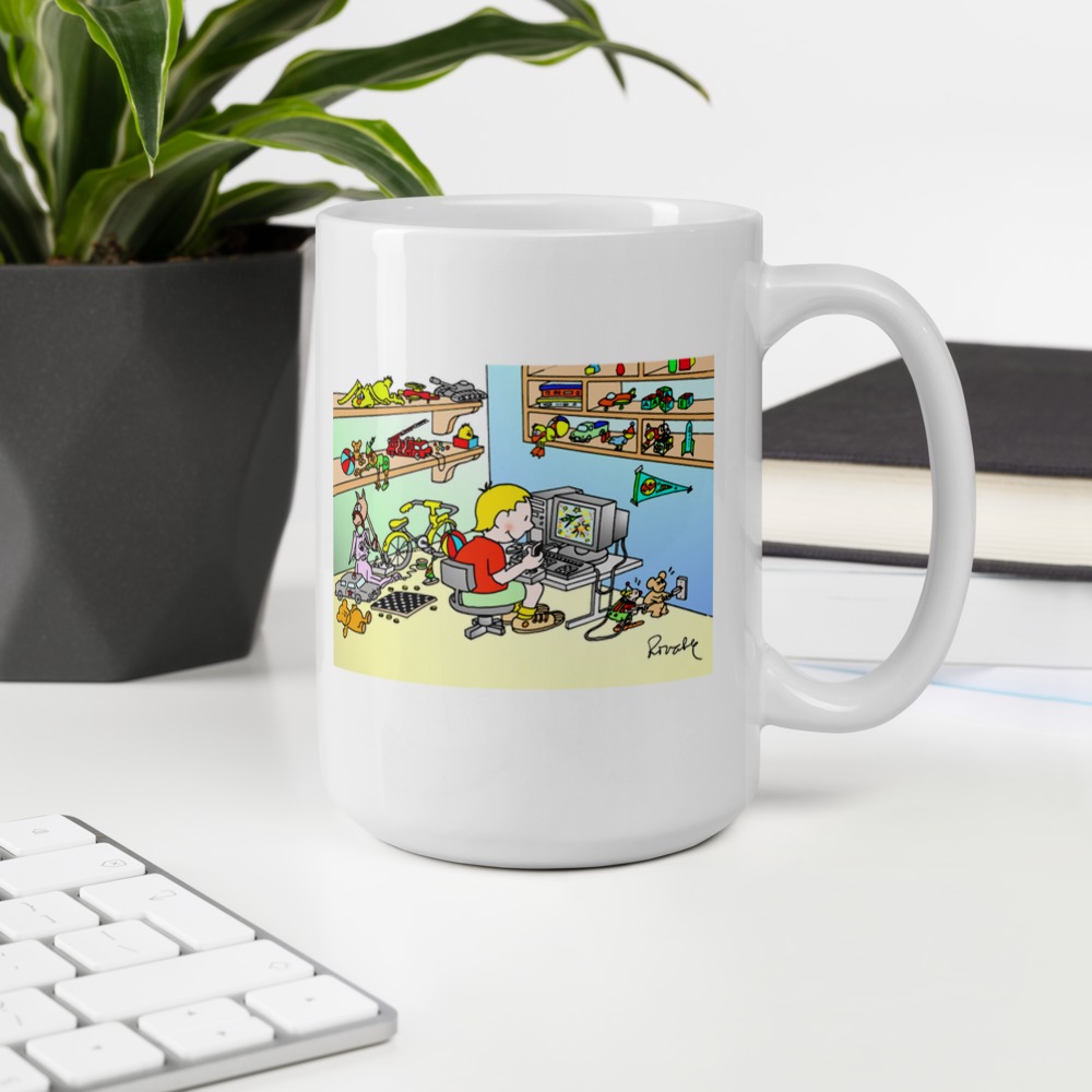 White Glossy Mug