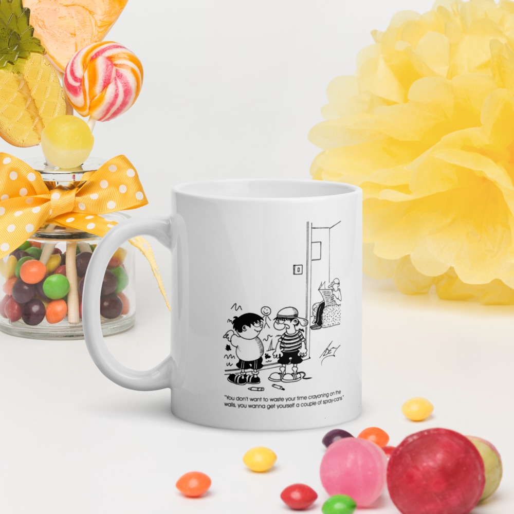 White Glossy Mug