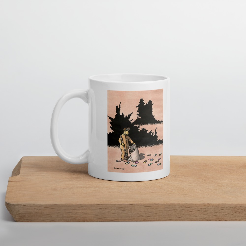 White Glossy Mug