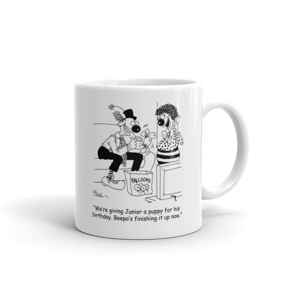 White Glossy Mug