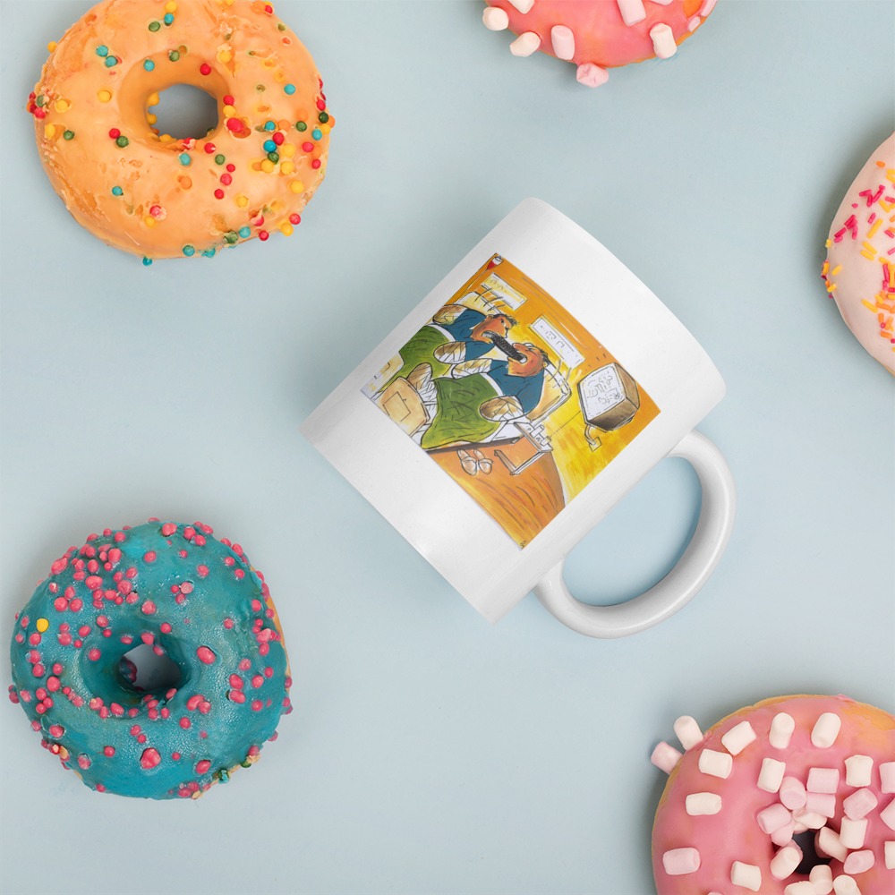 White Glossy Mug