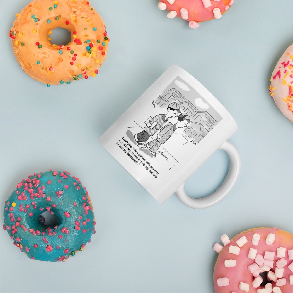 White Glossy Mug