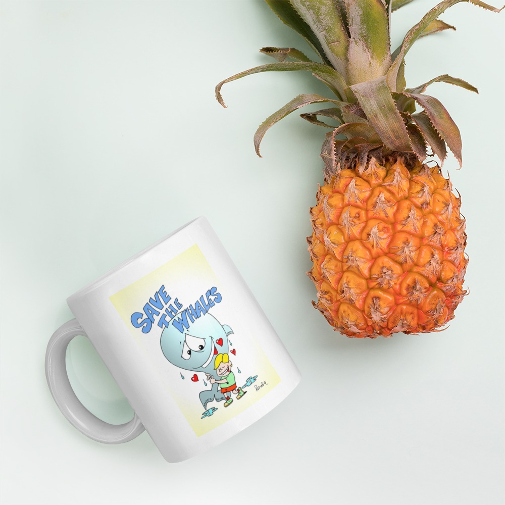 White Glossy Mug