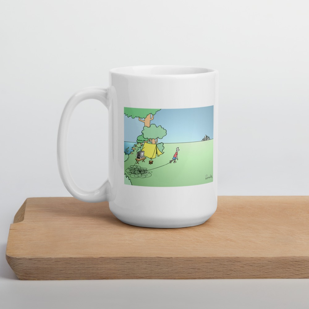 White Glossy Mug