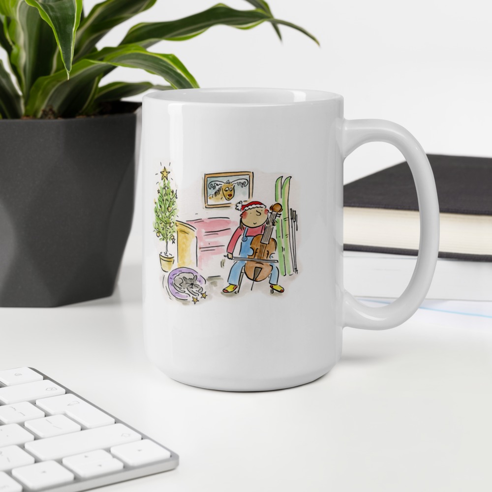 White Glossy Mug