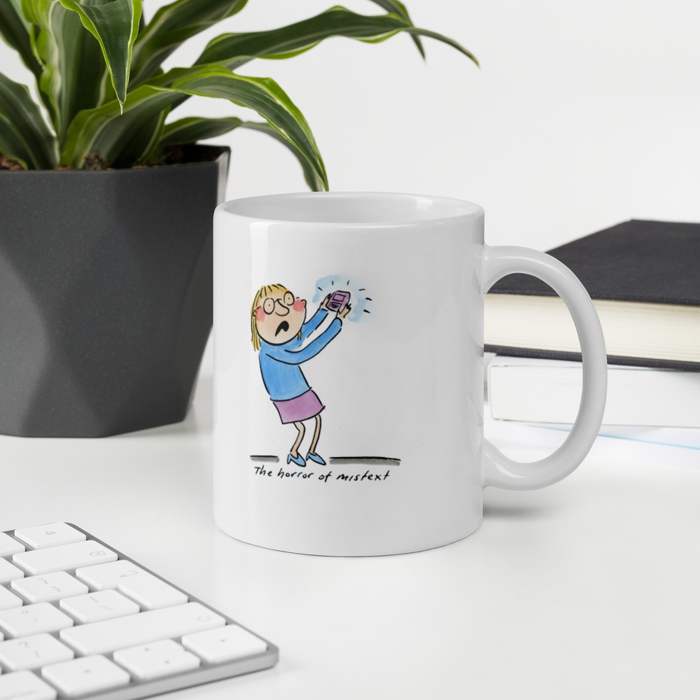 White Glossy Mug