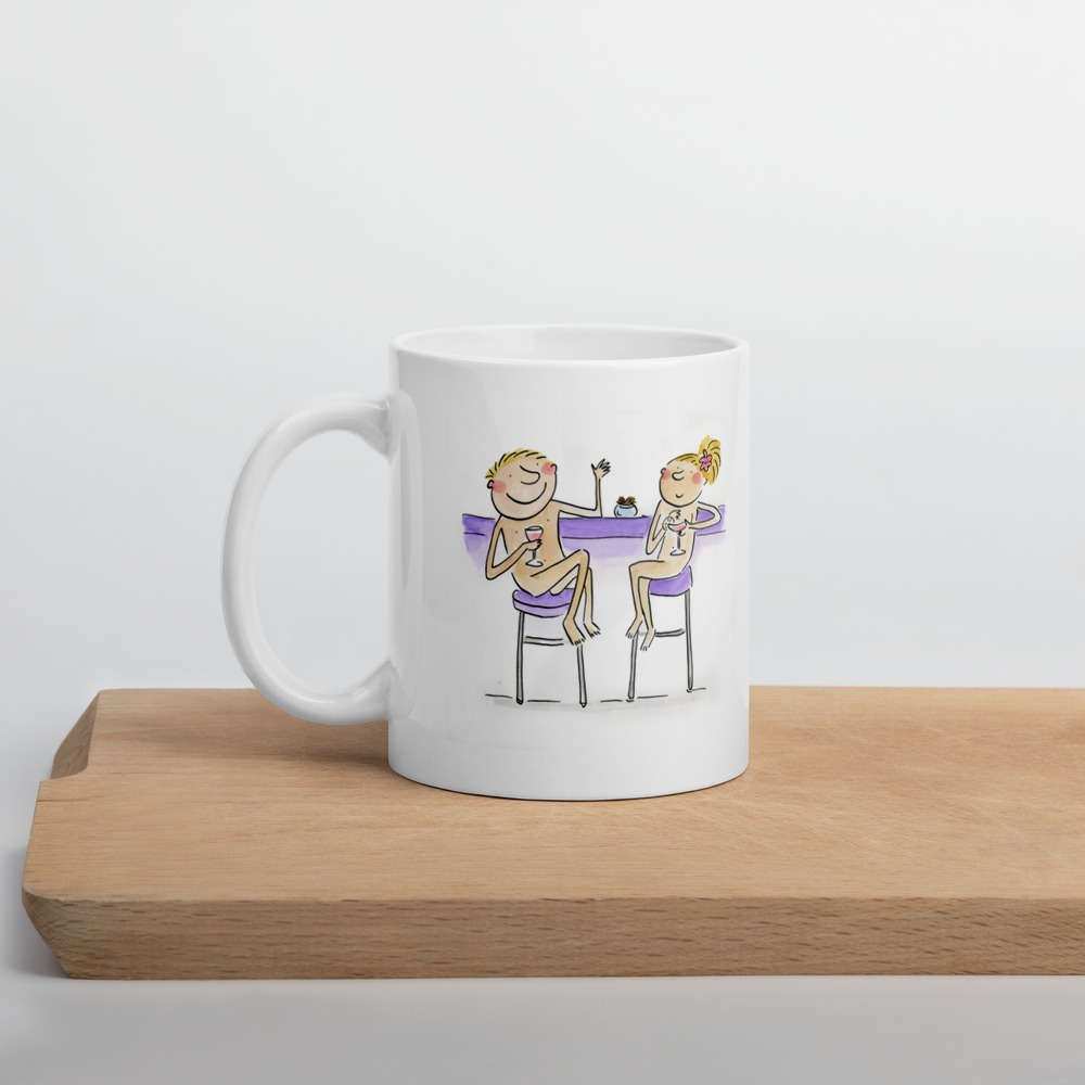 White Glossy Mug
