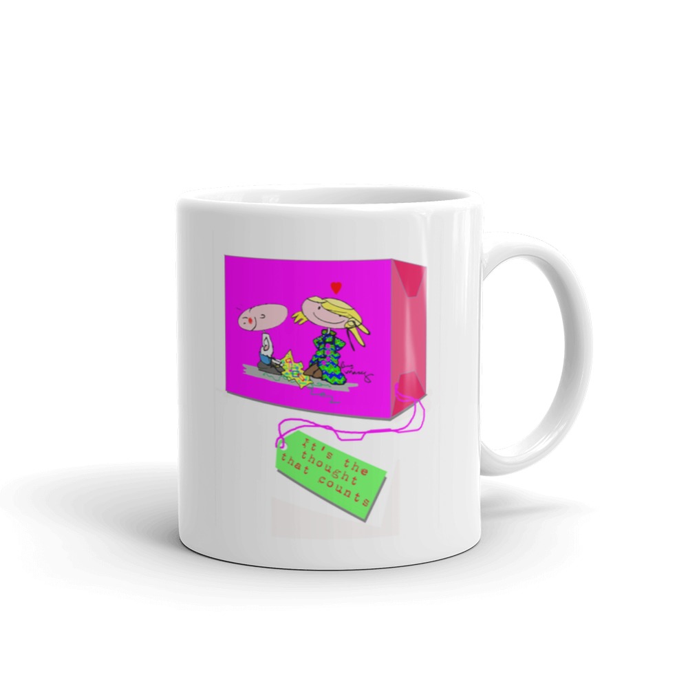 White Glossy Mug