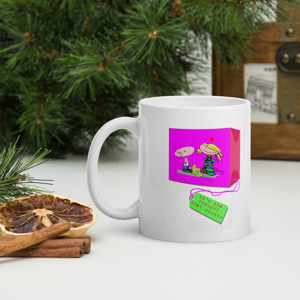 White Glossy Mug