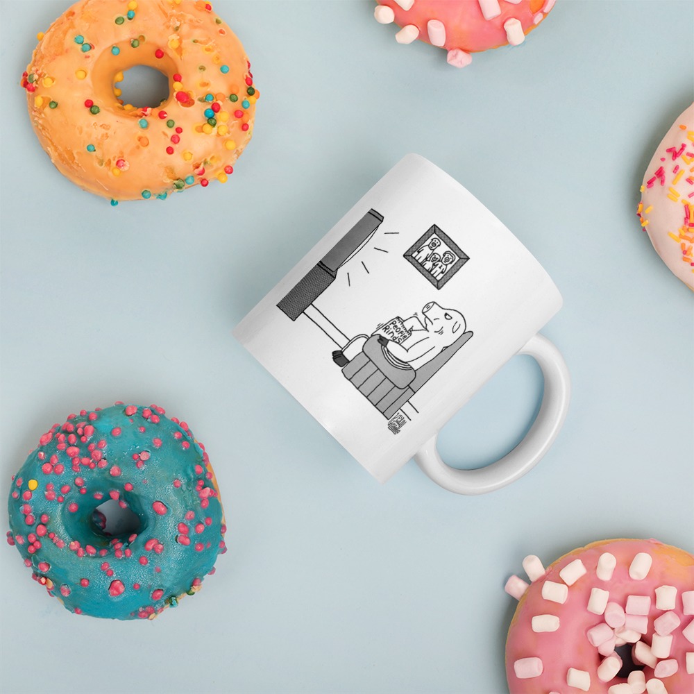 White Glossy Mug