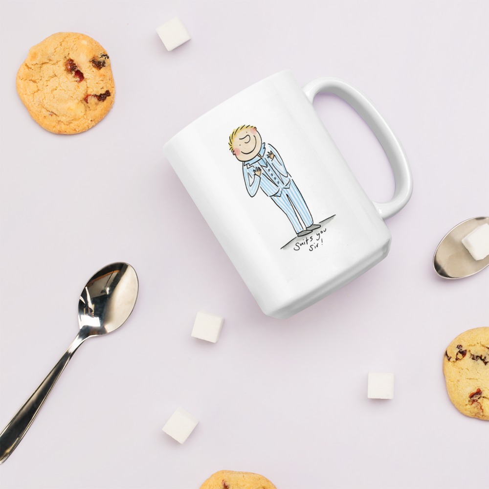 White Glossy Mug