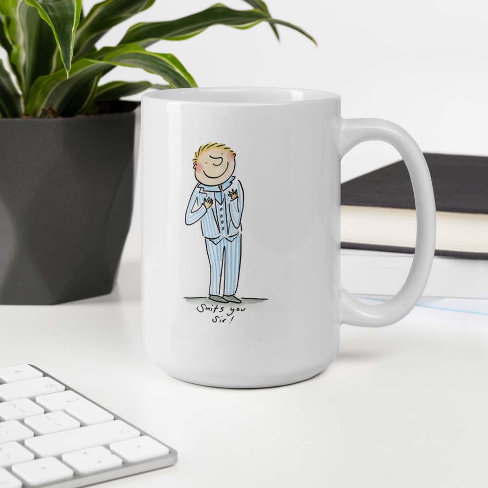 White Glossy Mug