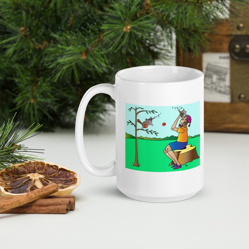 White Glossy Mug