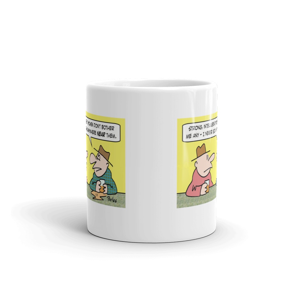 White Glossy Mug