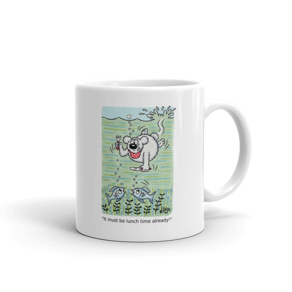 White Glossy Mug