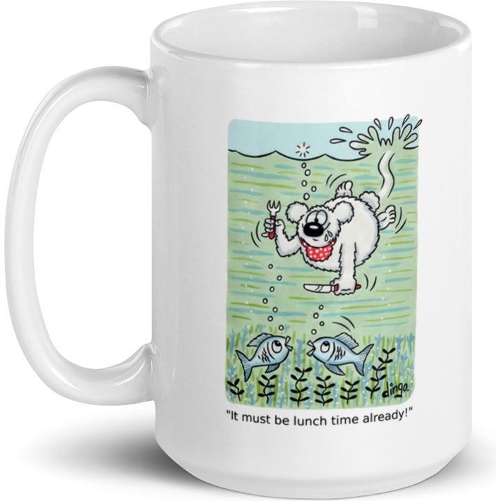 White Glossy Mug