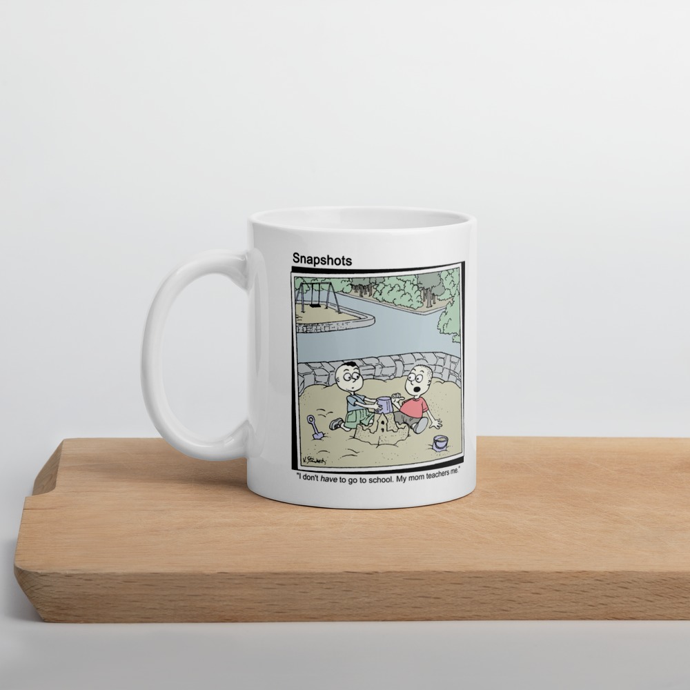 White Glossy Mug