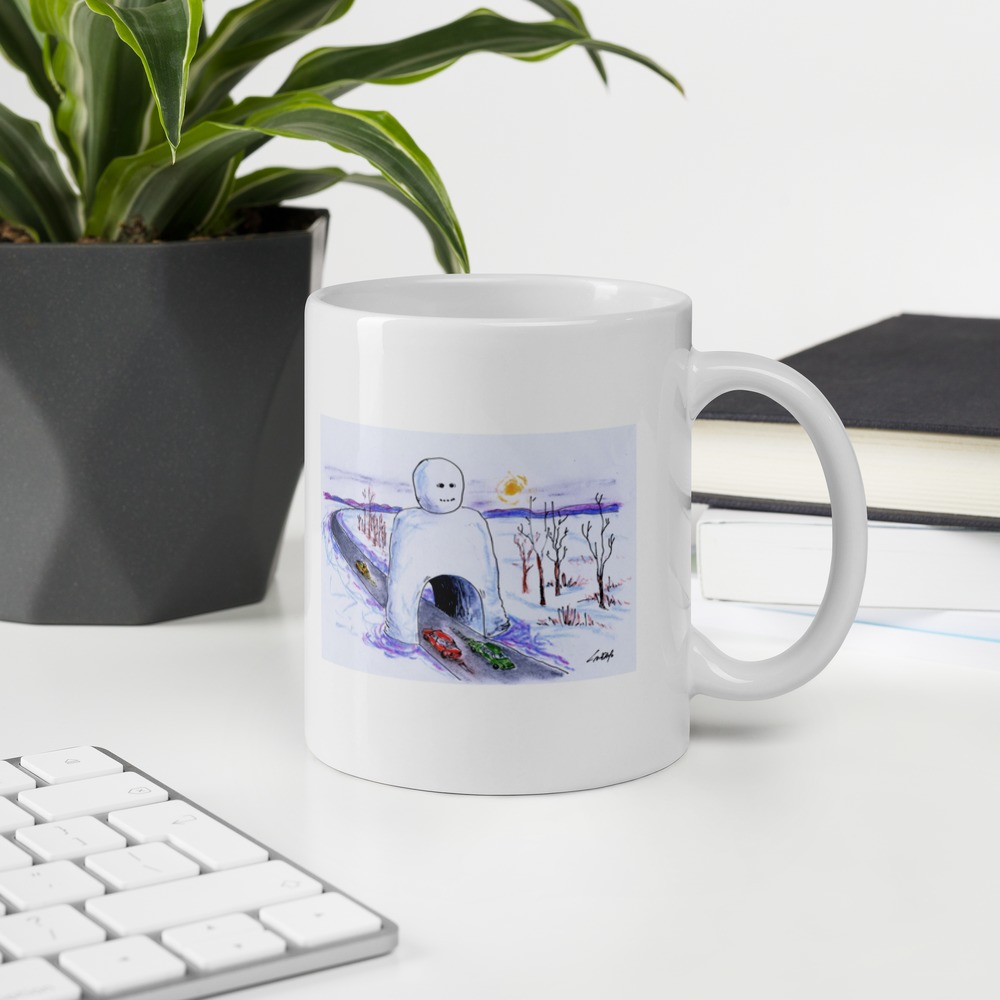 White Glossy Mug