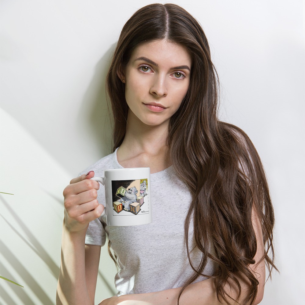 White Glossy Mug