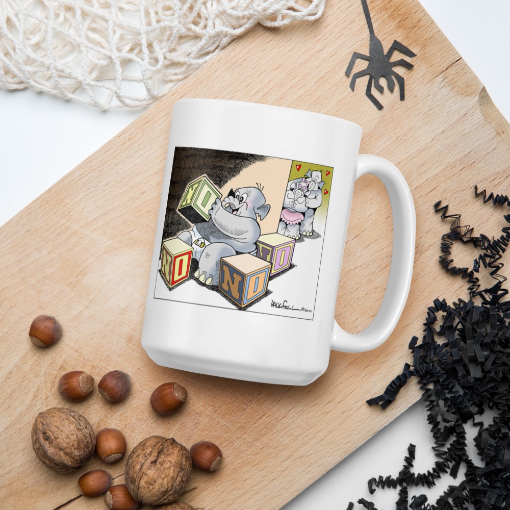 White Glossy Mug