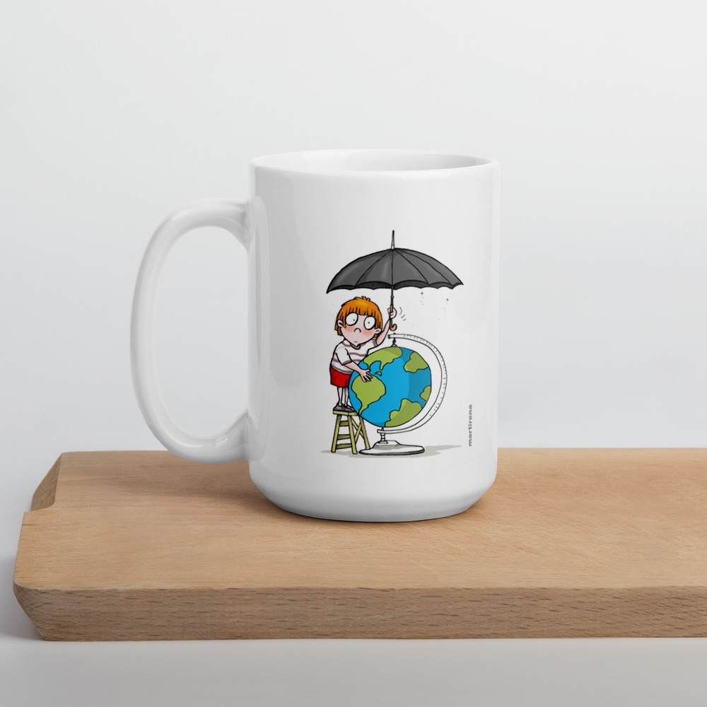 White Glossy Mug