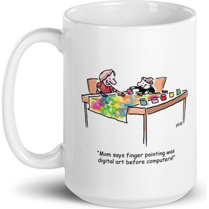 White Glossy Mug
